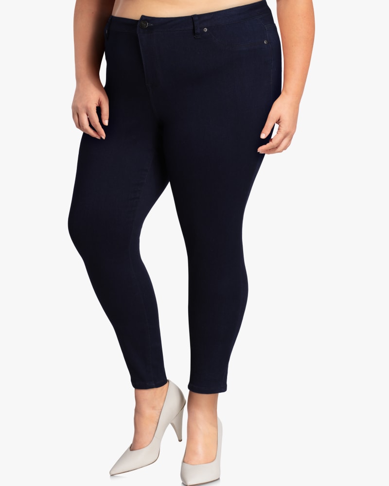Front of plus size Bristol Medium Wash Skinny Jean by Meri Skye | Dia&Co | dia_product_style_image_id:117836
